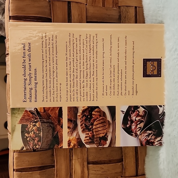 "Easy Entertaining; Menus for Every Season" by Colleen Miner - Picture 2 of 5